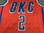 NBA 2 Gilgeous-Alexander OKC Thunder 2024-25 statement Maillot orange brodé